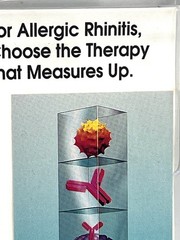 Pharmacy Advertising Note Pad & Acrylic Tray-MISSING PEN-Discontinued BECONASE