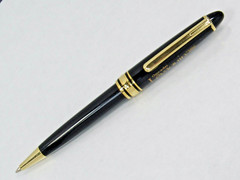 Rare Black & Gold Levaquin Twist PEN Drug Rep Pharmaceutical Promo Advertising