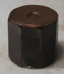 Antique MILTON SCHOOL OF PHARMACY Ring Top or Pin STEEL STAMPING DIE JN1778