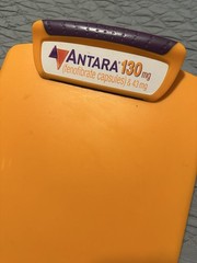 Antara Fenofibrate Drug Rep Pharmaceuticals Clipboard Orange Cholesterol