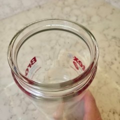 Pharmaceutical Advertising Glass Apothecary Jar Drug Rep Brontex Codeine Sched 3