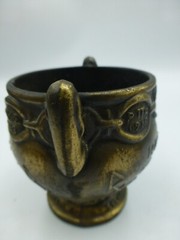 Vintage Coricidin Mortar & Pestle for La Pharmacie Francaise & Louis Dufilho JrB