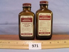 Pair of set Desicol & Hepa-Desicol bottles