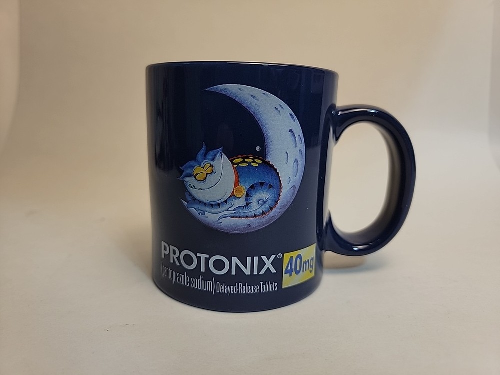 Protonix Pharmaceutical Drug Rep Medical Collectible Large Coffee Tea Mug Cup