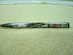 Vintage Pharmaceutical Recognition Pen–HIVID / MAZICON–Roche 1992–Gold Metal