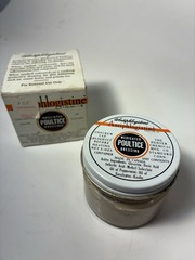 Vtg Antiphlogistine Medicated Poultice Dressing Denver Chemical Canada Glass box