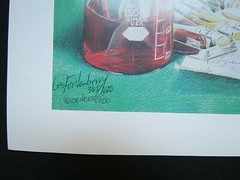 Vintage Pharmaceutical Print Les Fortenberry – signed and numbered
