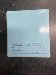 Vtg Zovirax “Pop’nJot” Sticky Note Dispenser Pharmaceutical Desk Display