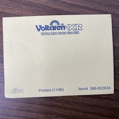 VTG Pharmaceutical Advertising VOLTAREN-XR PAPERMATE Pen & Pad RX Rep WRITES