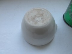 Vtg Coors USA Heavy White Porcelain Lab Mortar & Pestle Apothecary 522-00 14H