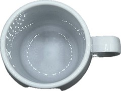 Zantac Injection Coffee Cup Glaxo Pharmaceutical Drug Advertising Plastic Mug