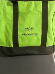 Tazaracl Drug Rep Pharma Merch Large waterproof Tote Bag Green