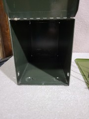 VINTAGE METAL TALBOTT PRESCRIPTION FILE BOX AURORA, ILLINOIS
