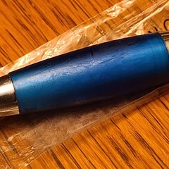 Cymbalta Pharmaceutical Drug Rep Pen Promo Dry No Ink All Blue Sticky Grip