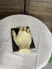 1967 MEDICAL HAND MODEL Anatomical Merck Sharp Dohme Indocin Advertising