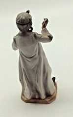 Vintage Lefton Porcelain Doctor Holding Stethoscope Figurine 8” Tall