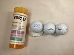 BERLEX GOLF BALLS YASMIN Drug Rep Pharmaceutical Promo Advertising UNIQUE & RARE