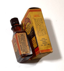 Vintage 1939 ARZEN NOSE DROPS Never-Used BOTTLE & BOX~Laboratories, CLINTON, IA.