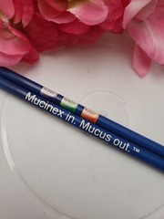 2 Mucinex in , Mucus Out Pencil