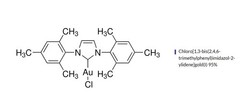 Chloro[1,3-bis(2,4,6-trimethylphenyl)imidazol-2-ylidene] gold Element Collection