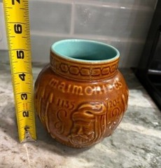 Vintage Pharmacist’s Jar RX Maimonides 1135-1204 Secundum Artem