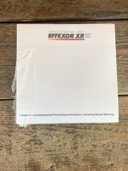 EFFEXOR XR (4”X 4″) Pharmaceutical DRUG REP POST-IT NOTE PAD-Torn Packaging