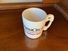 Drug Rep DynaCirc „For Safety’s Sake“ coffee mug, New never used