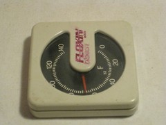 vintage W.Germany temperature gauge FLOXIN pharmaceutical promotional promo