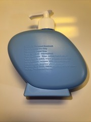 New! Pfizer Viagra Soap Dispenser Plastic 10oz Bottle Pharmaceutical Blue Pill!
