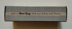 Children’s Ben-Gay, Methyl Salicylate! ©1953, 1958, chest colds & muscular pain