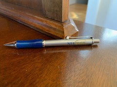 Drug Rep, all metal „Niaspan“ Pen, new, never used. Black ink.