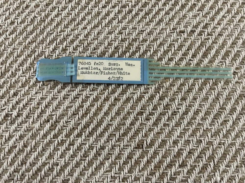 Vintage Hospital ID Bracelet 1972