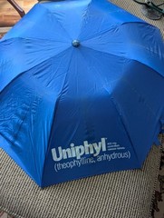 RARE DRUG REP UMBRELLA ADVERTISING Uniphyl 400mgs Theophylline