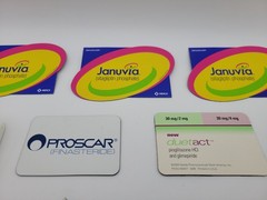 Vintage Pharmaceutical Promos Januvia Prevacid Zantac Delsym Unasyn Pharma Swag