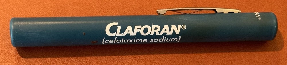 Vintage Claforan Drug Rep Advalite Collectible Light Needs Battery