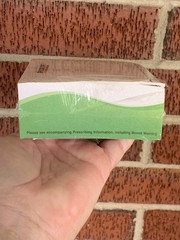 EFFEXOR XR (4”X 4″) Pharmaceutical DRUG REP POST-IT NOTE PAD-Torn Packaging