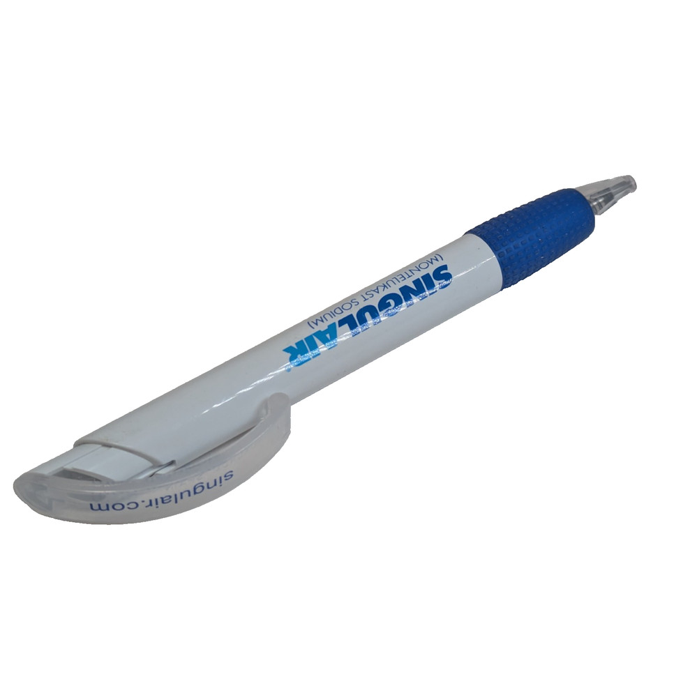 Pharmaceutical Drug Rep Pen Singulair Advertising White Blue