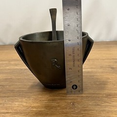 Pharmacy Class 1968 A.D. RX SECUNDUM ARTEM MORTAR PESTLE APOTHECARY Metal Brass