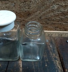Lot Of 4 Vintage Upjohn Unicap Multivitamins Empty Bottles Collectible Jars Drug