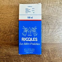 Vintage 1980s-90s Ricqlès Alcool de Menthe 100ml, New & Unopened w/ Original Box