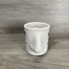 Hismanal Nose Coffee Mug Pharma Rep Vintage White Tea Cup Drug Advertisement