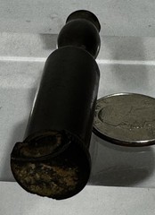 Antique Booth’s Hyomei Pocket Inhaler R.T. Booth Ithaca NY Hard Rubber Quack Med
