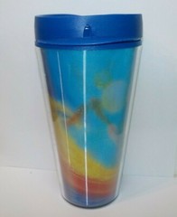 CRESTOR DRUG REP TRAVEL CUP PHARMACEUTICAL FLICKER VIEW CUP