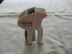 Vintage FAMVIR Stapler Drug Rep Pharma Advertising