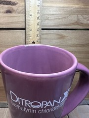 Drug Rep Ditropan XL Coffee Mug Cup Purple Pharmasutical 6 Inches Tall LOOK