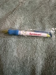 Vintage Symbicort Drug Rep Promotional Pen Sealed NOS Pharmaceutical Advertising