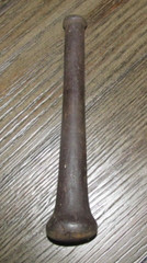 Antique Cast Iron Mortar & Pestle Chalice Shape Witches Potion Halloween Medical