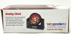 Vintage Rare Vicodin Vicoprofen hydrocodone desk clock – Tested And Working NOS