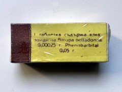 Vintage medicine for collection – BELLONAL, Unopened, rare