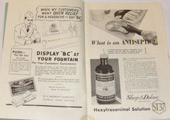 VTG 1940 DRUGGIST CONVENTION SOUVENIR BOOK! CHARLOTTE, NC! ADS/HOTELS/PICTURES!